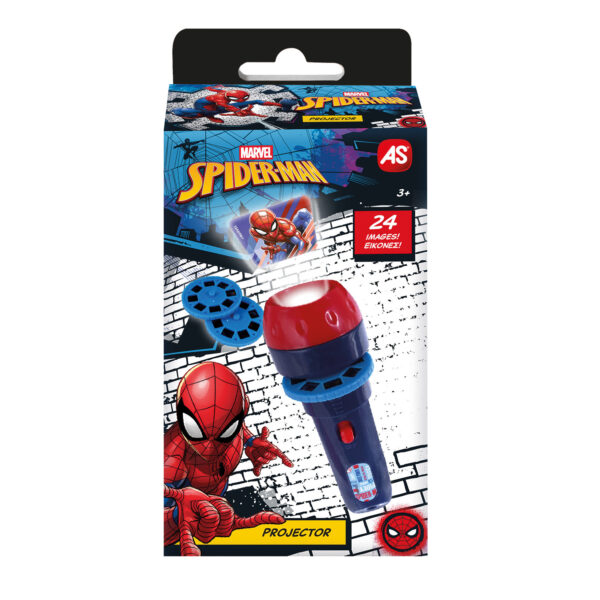 AS Mini Projector Spiderman Για 3+ Ετών