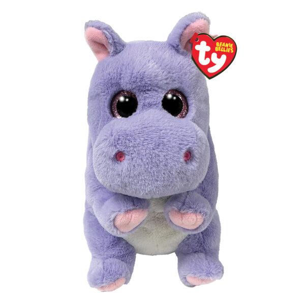 TY Beanie Boos Χνουδωτός Ιπποπόταμος Μωβ 15εκ