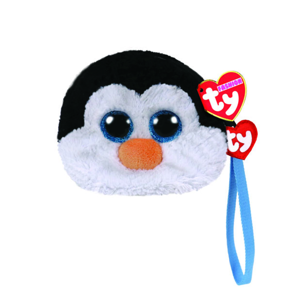 ΤY Χνουδωτό Πορτοφολάκι Πιγκουίνος
