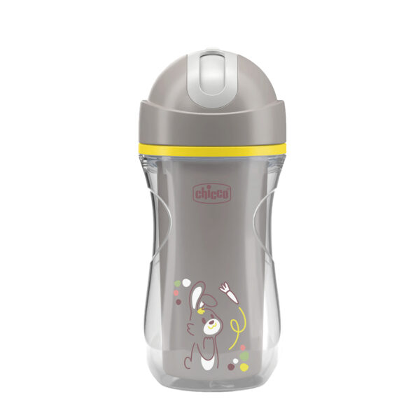 Chicco Ποτηράκι Sport Γκρι Για 14+ Μηνών